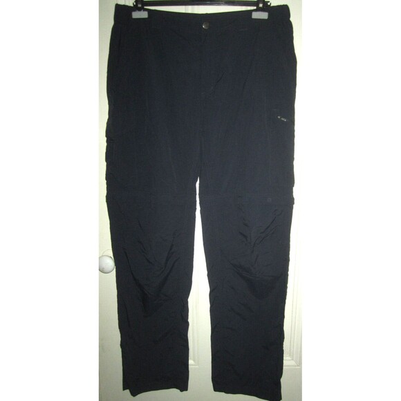 Columbia zip off convertible navy blue nylon Omni-Shade pants, men's 38W / 34L - Picture 1 of 12